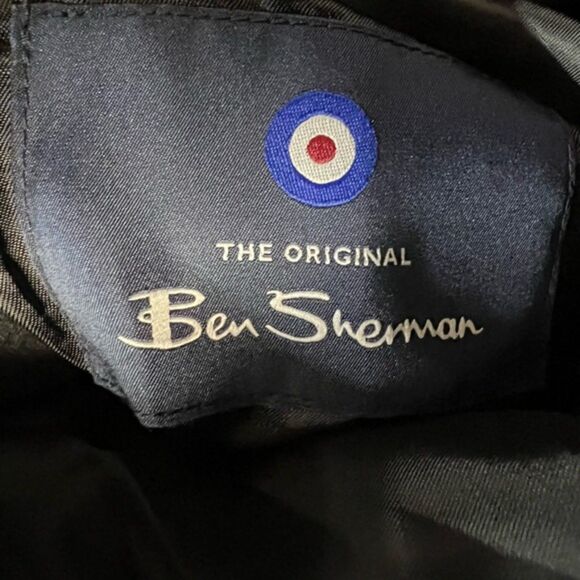 Ben Sherman Men’s Brenton Double-Breasted Overcoat – Black, Size M - Picture 4 of 9